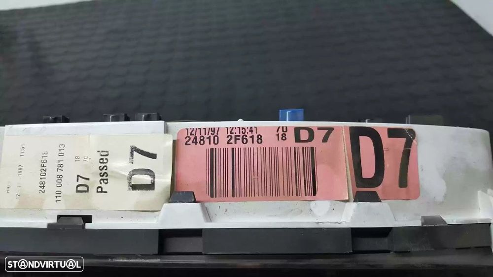 QUADRANTE NISSAN PRIMERA HATCHBACK 1998 -248102F618 - 2