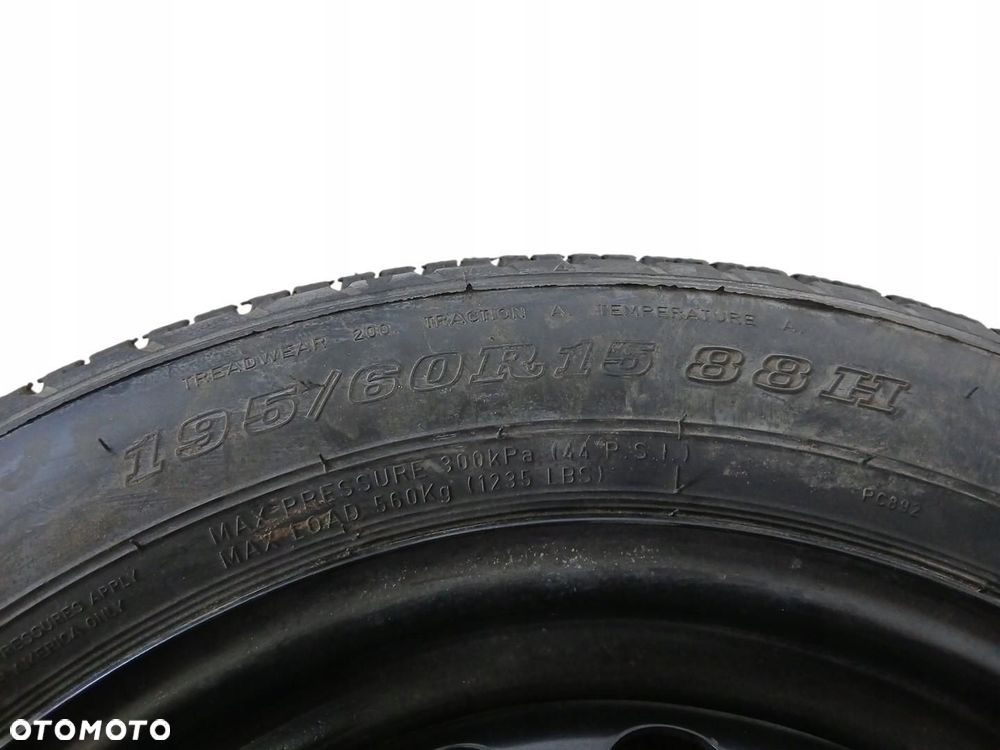 koło zapasowe dojazdowe 195/60/r15 opel astra ii g koło zapasowe 195/60/r15 - 3