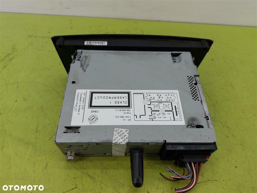Radio CD FABRYCZNE MP3 Fiat Grande Punto 2005-2009 7647386316 BLAUPUNKT - 4