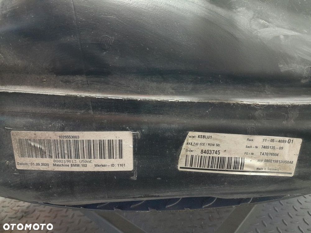 BMW 1 F40 2.0B 306 KM ZBIORNIK BAK PALIWA 7465135 - 5