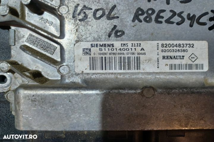 Calculator motor ECU S120161004  S110140011 8200483732 - 1.4 B S12016 - 4