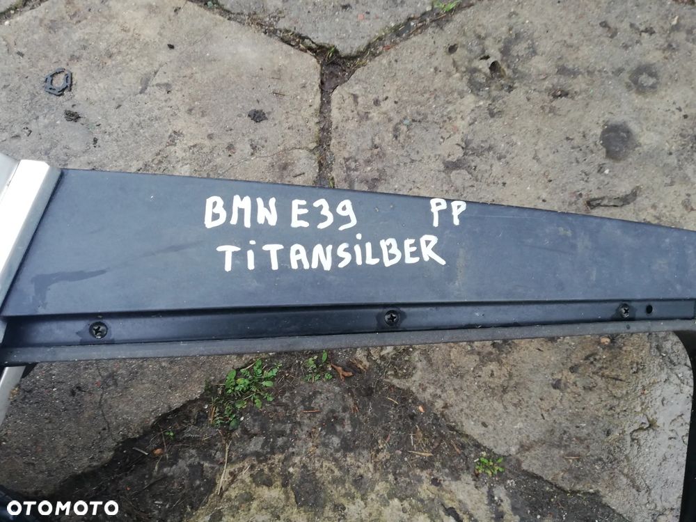 BMW 5 E39 DRZWI PRAWE PRAWY PRZÓD Titansilber - 7