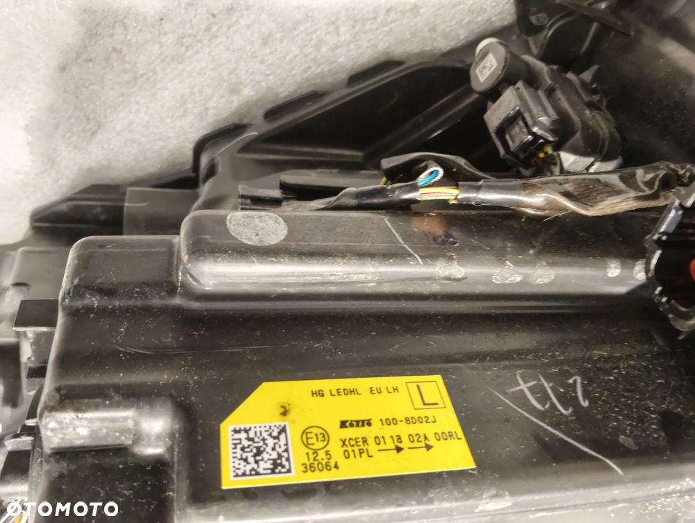 Nissan Qashqai J12 FULL LED KOMPLET LAMP PRZÓD ŻÓŁTA NAKLEJKA 100-8D02J - 6