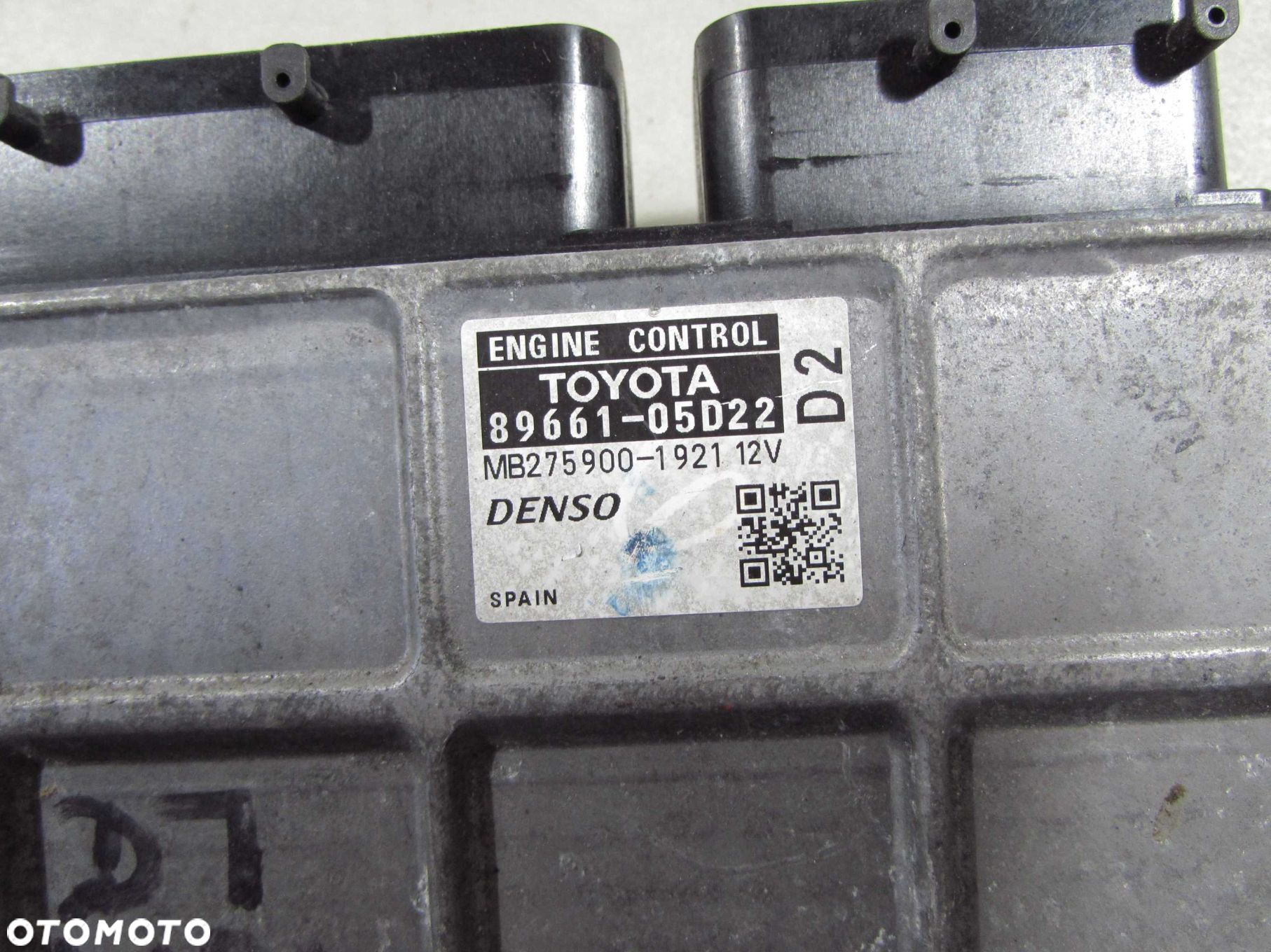 TOYOTA AVENISIS T27 2.0 D4D 09- KOMPUTER STEROWNIK SILNIKA 89661-05D22 275900-1921 - 4