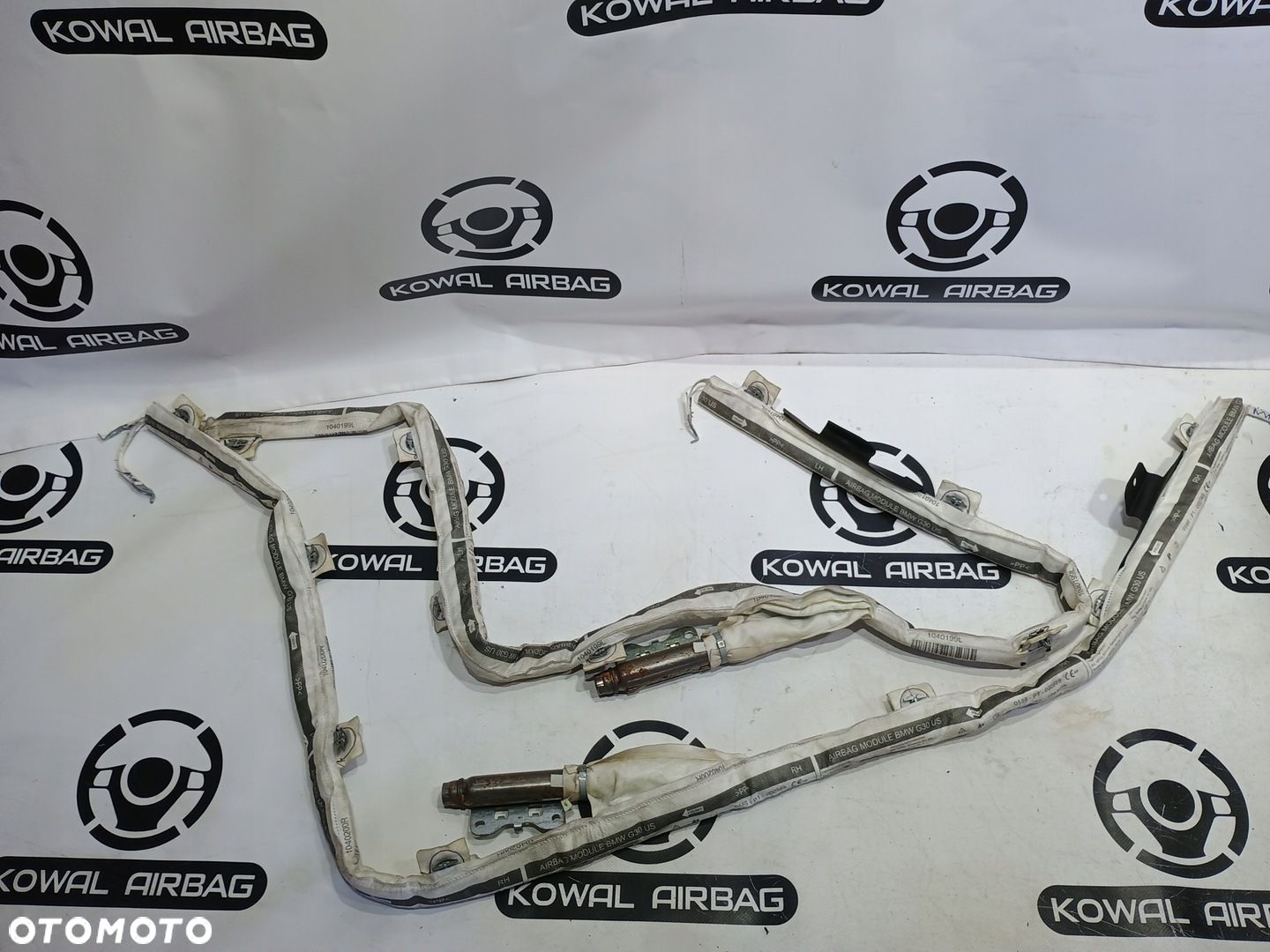BMW 5 G30 AMERYKA USA AIRBAG DACHOWA KURTYNA LH  RH KOMPLET ORYGINAŁ - 1