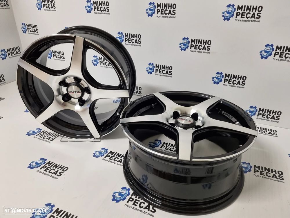 Jantes BUTZI Iron em 16 (5x120) Preto Polido - 5