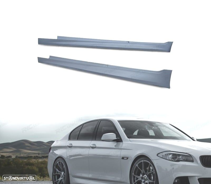 KIT CARROÇARIA BMW F10 13-17 COM PDC + LAVA-FARÓIS LOOK M - 4