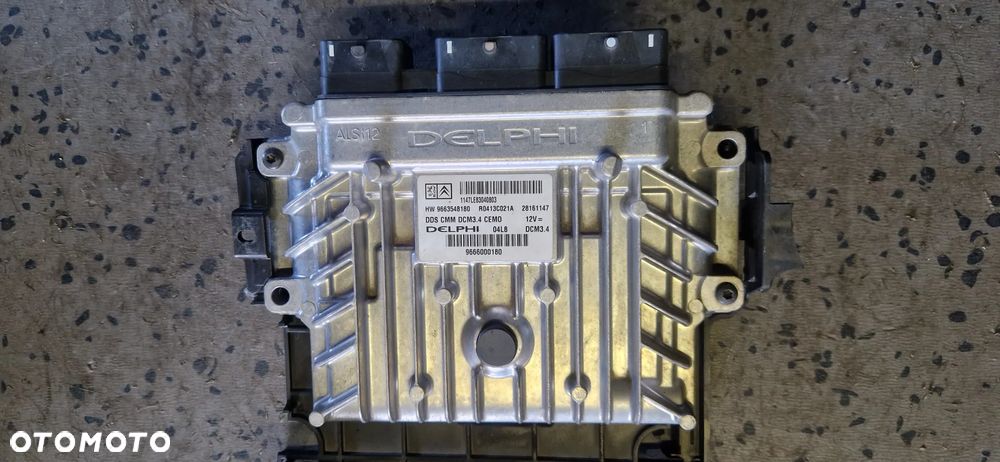 PEUGEOT 407 2.0 HDI STEROWNIK SILNIKA 9666000180 - 1