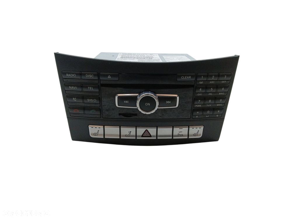 RADIO MERCEDES E W212 LIFT (2012-2016) 2.2 CDI Hybrid 204KM A2129005327 - 1