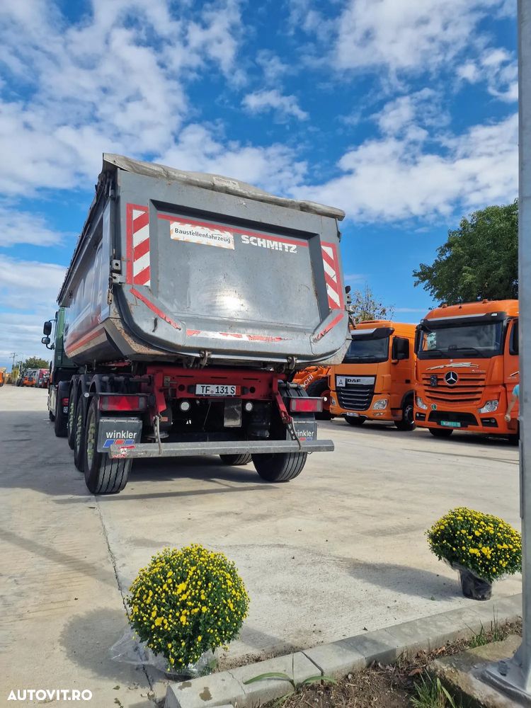 Schmitz Cargobull SKI BASCULABILA de 28mc, PRELATA RABATABILA electric, jante ALUMINIU, AXA LIFTABILA, picioare sprijin, HARDOX, Posibilitate leasing 4 ani, anvelope 385/65R22,5 70% -OK, STARE FOARTE BUNA-PROMOTIE 22.900 EUR+Tva - 3