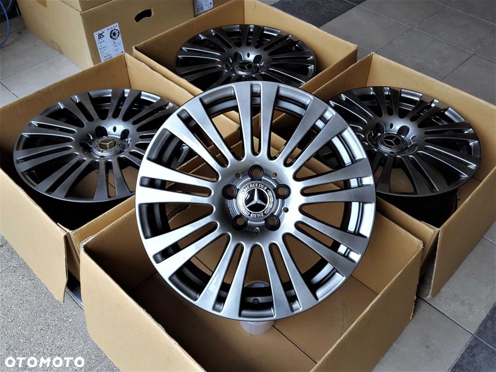 Alufelgi 17 Chrom Shadow! Mercedes A B C E CLA GLA V Vito Viano 5x112 834# - 4