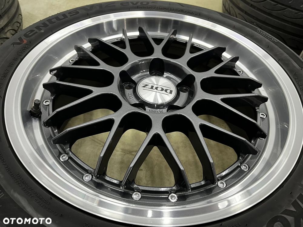 Felgi aluminiowe VW 7,5jx17 ET? 5x112 DOTZ REVVO DARK felgi r17 cali polerowany rant KOMPLET z opona - 13