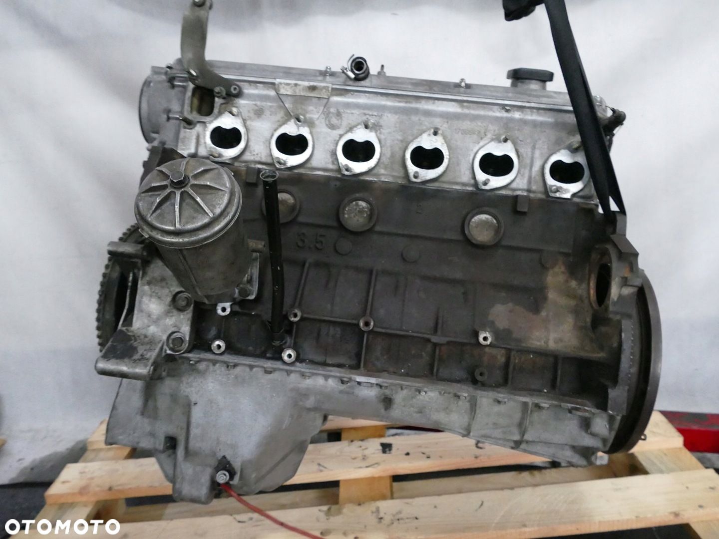 BMW 7 E32 3.5i 3.5 i SILNIK GOŁY SŁUPEK 346KB - 1