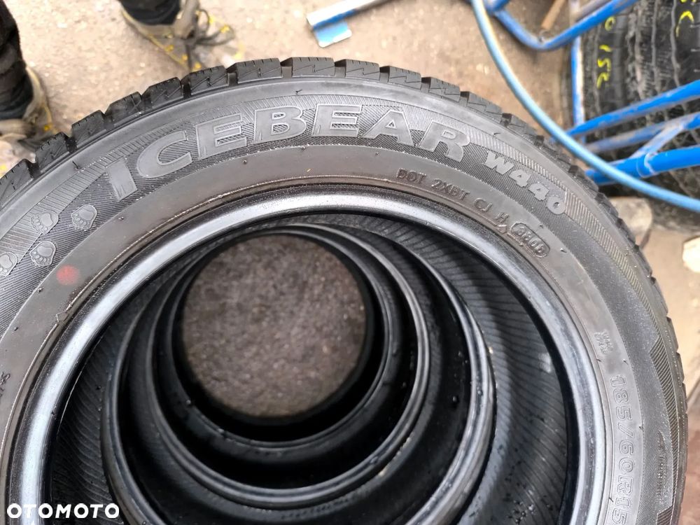 185/60R15 Opony Zimowe Zima HANKOOK ICEBEAR W440 6mm Legnica ALU-RAD 185/60 - 8