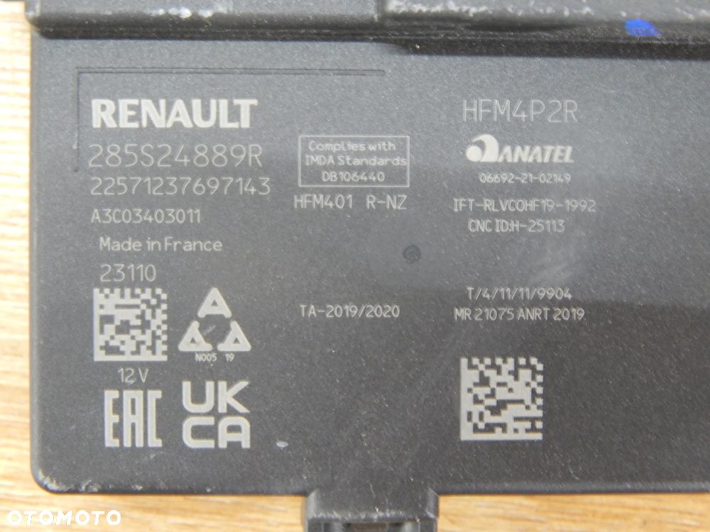 Moduł sterownik Renault Kangoo III Express Master Trafic 4 clio captur arkana Dacia citan 18-24 Łuków części - 10