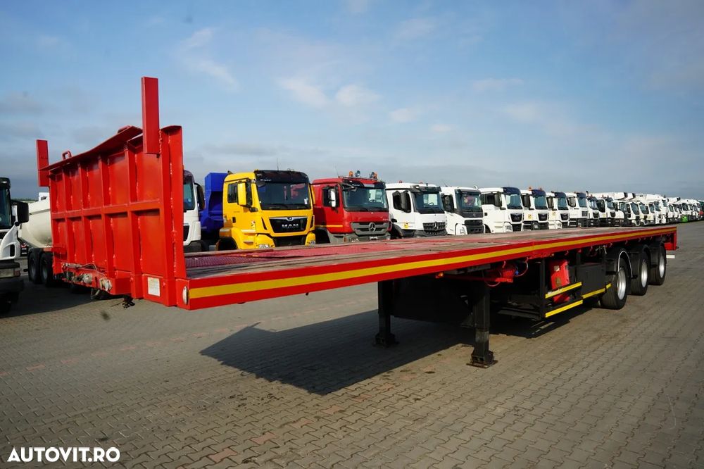 Faymonville REMORCA JOSĂ / SPZ-3AA / EXTENSIBILĂ / REMORCA AUTO / 29 M / AXE DE DIRECȚIE / - 12