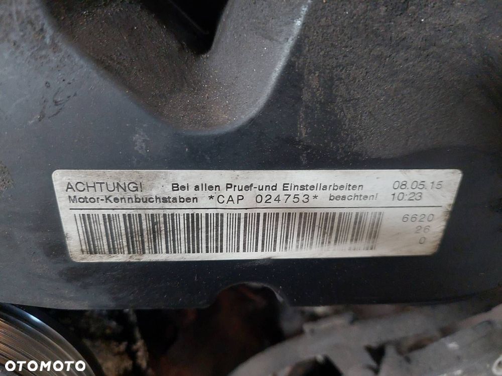 SILNIK DIESEL + UKŁAD WTRYSKOWY + TURBINA AUDI A5 8T 3.0TDI CAPA 059145722L - 8