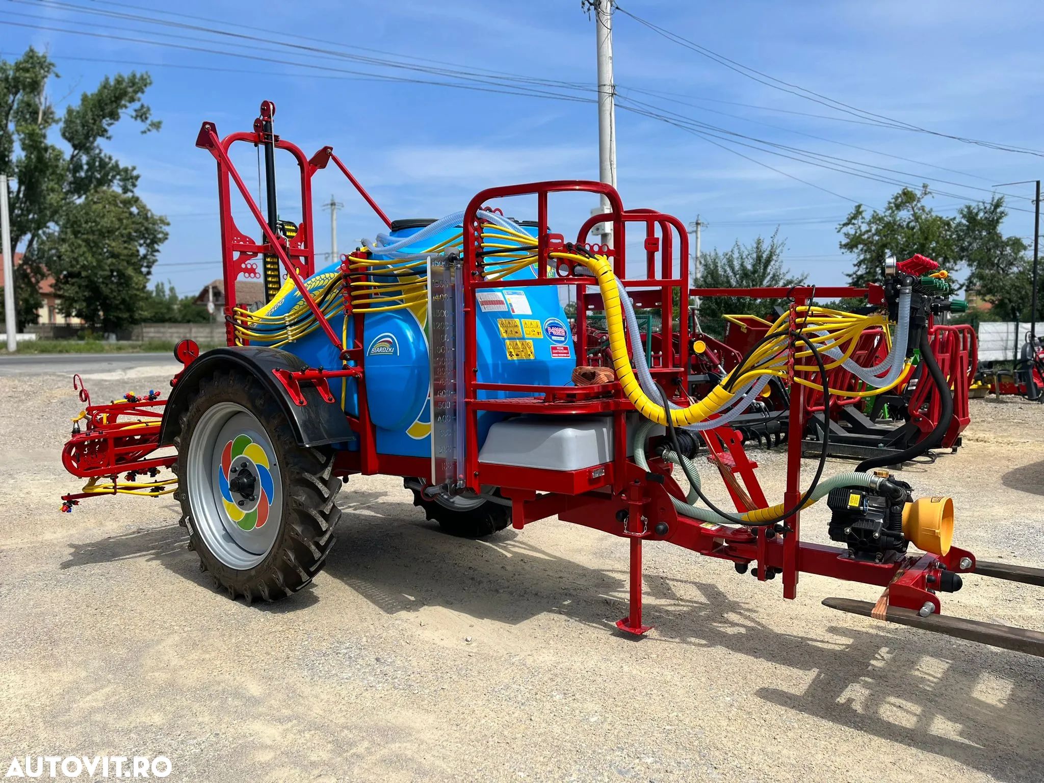 Terraking Biardzki Instalatie de erbicidat tractat 1500L cu 15M - 1