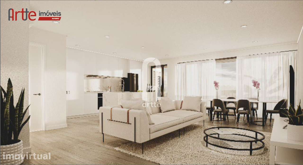 Apartamento T2+1 Novo à Venda em Aveiro – Conforto, Luz e Localização - Grande imagem: 3/4