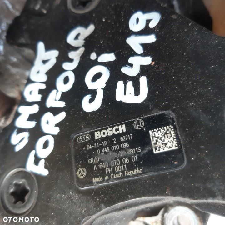 Pompa wtryskowa SMART 6400700601 1.5 0445010096 - 4