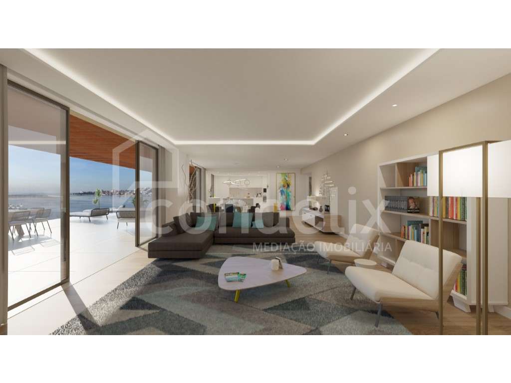 Apartamento T3 de luxo em condomínio fechado, Canidelo - Grande imagem: 4/19