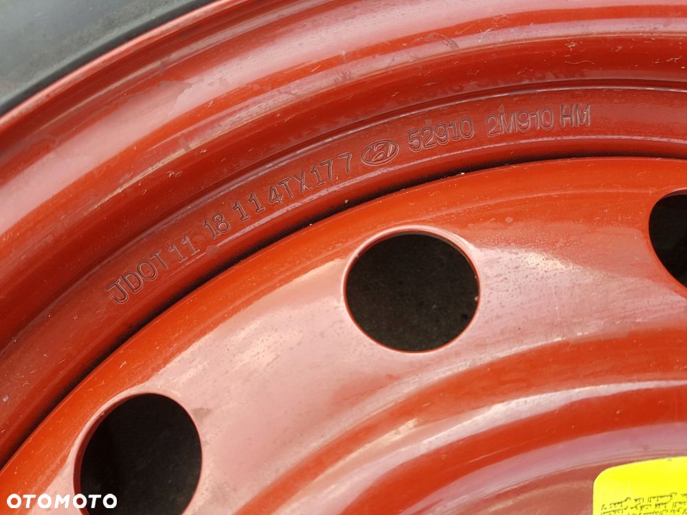 HYUNDAI I40 11-18r KOŁO DOJAZDOWE 17 5X114.3 LEWAREK KLUCZ - 5