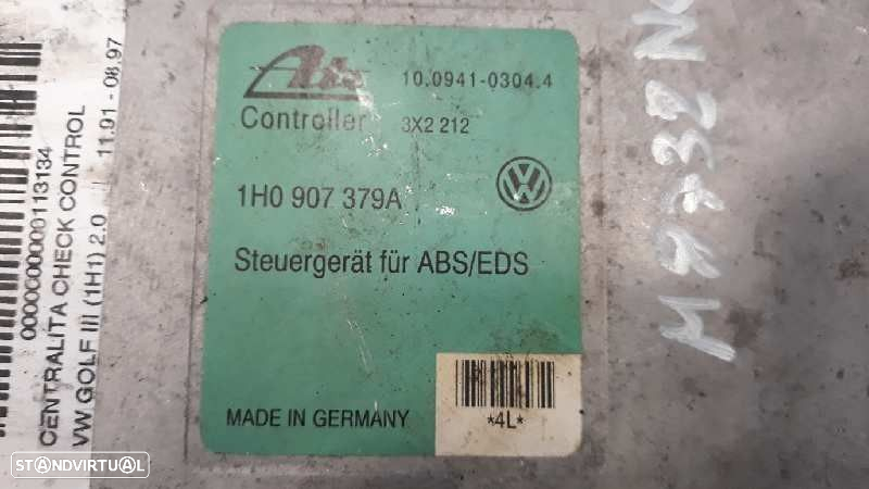Centralina check control VOLKSWAGEN GOLF III 2.0 - 3