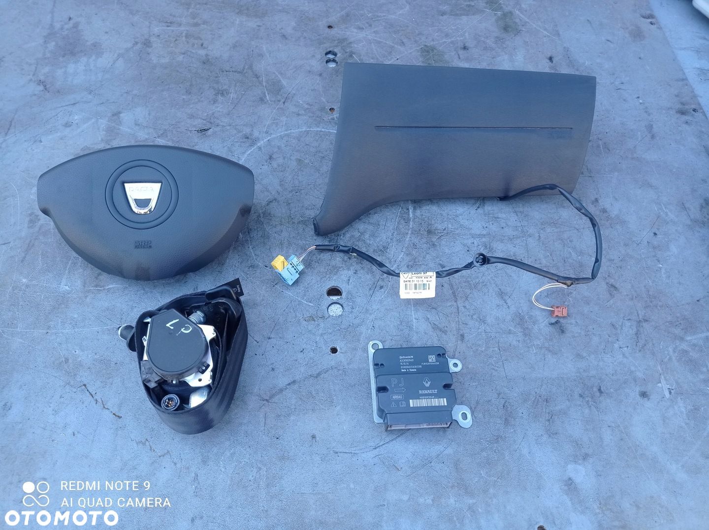 Dacia Lodgy Poduszki AIRBAG Pas Sensor - 1