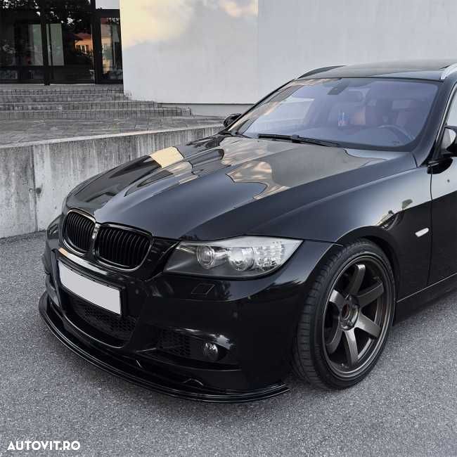 Set Grile Bara Fata Nari BMW E90 E91 2009-2012, Negru Lucios, Produse NOI - 8