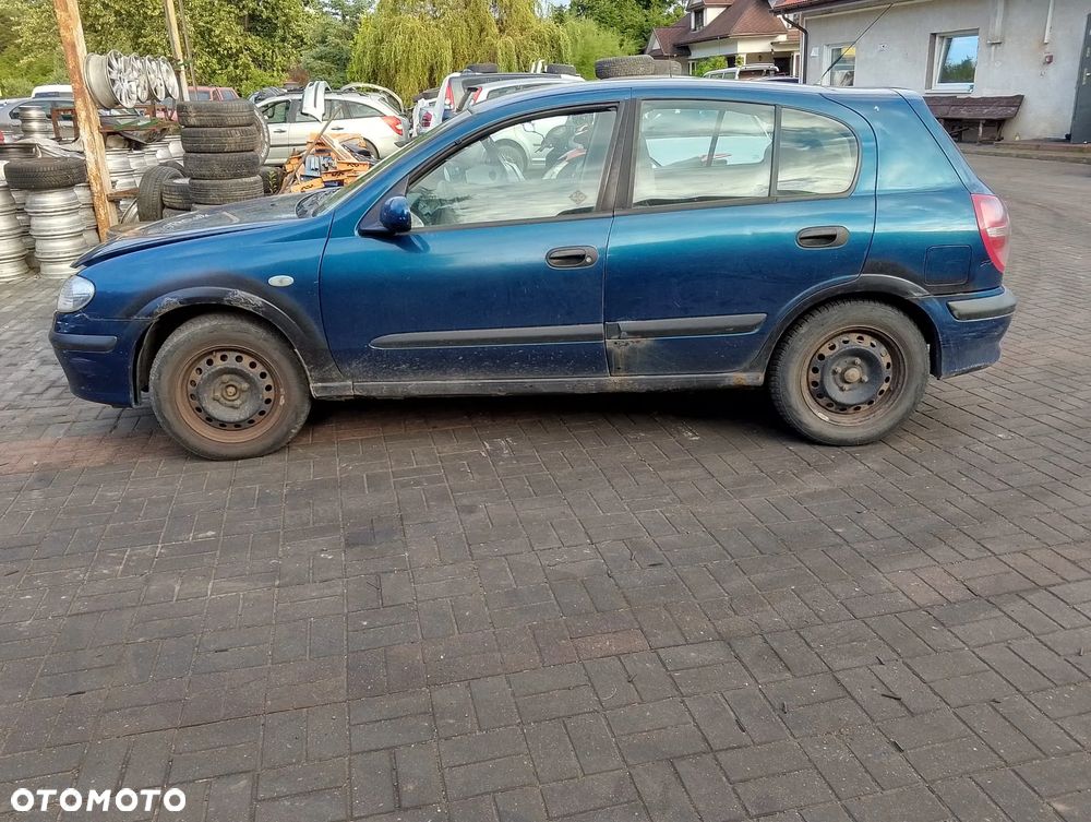 Nissan Almera N16 (00-02.) 1.5 B 89KM. Silnik QG15DE Skrzynia 4M40.Cały na części. GWARANCJA !!! Przód Tył Zestaw Komplet Drzwi Klapa Zderzak Błotnik Maska Grill Atrapa Szyba Pas Lampa Lusterko Boczki Fotel Kanapa Kokpit Deska Rozdzielcza Przełącznik Włącznik Sterownik Przewody Wiązka Instalacja Moduł Komputer Czujnik Listwa Pompa Alternator Wtryski Głowica Rozrusznik Kompresor Sprzęgło Dwumas Silnik Skrzynia ABS Klimatyzacji Paliwa Wspomagania Kolektor Turbina Przepustnica Zawór Chłodnica Koło Hak Belka Sanki Zawieszenie Mcpherson Półoś Amortyzator Wydech Tłumik Zacisk Most - 5