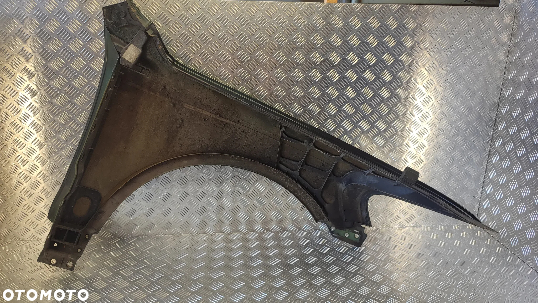 VW TOUAREG 7L 03-06R BLOTNIK PRZOD LEWY LD6W ZIELONY - 6