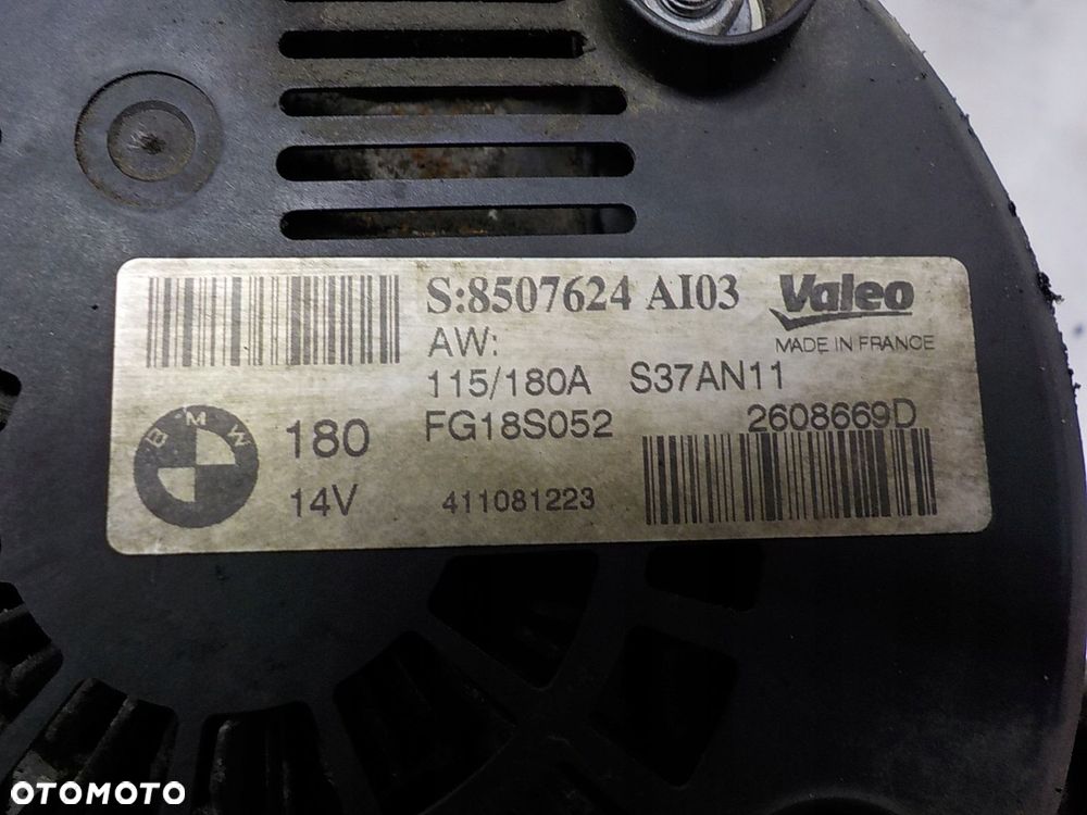 BMW 3 (E90) 2.0 D ALTERNATOR 8507624 2608669D - 4