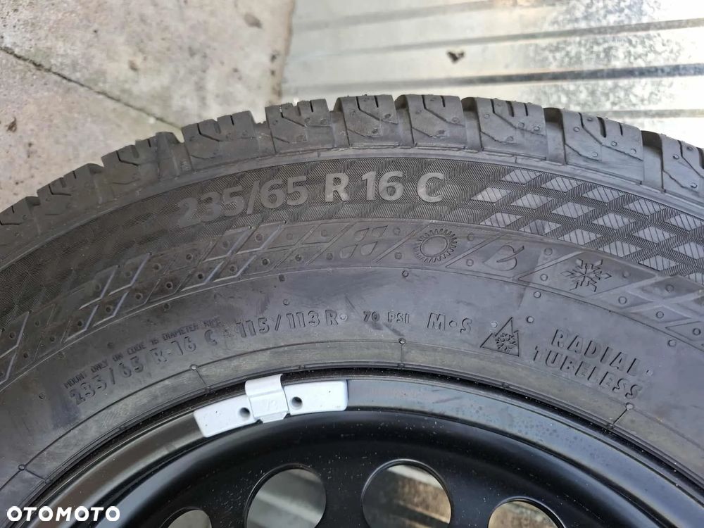 KOŁO ZAPASOWE ZAPAS MAN TGE VW CRAFTER 2n0601027l NOWE OPONA CONTINENTAL 235/65 R16C - 7