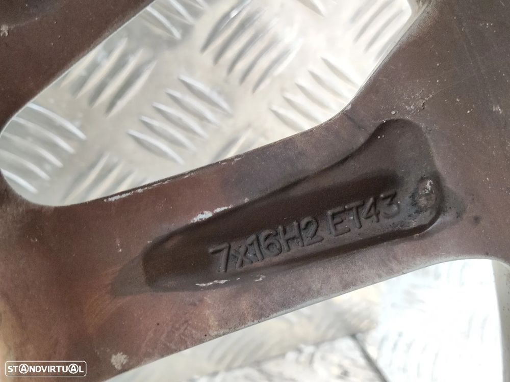 Conjunto de jantes 16 originais Seat Ibiza IV 6J Facelift FR 7J ET43 5x100 - 11