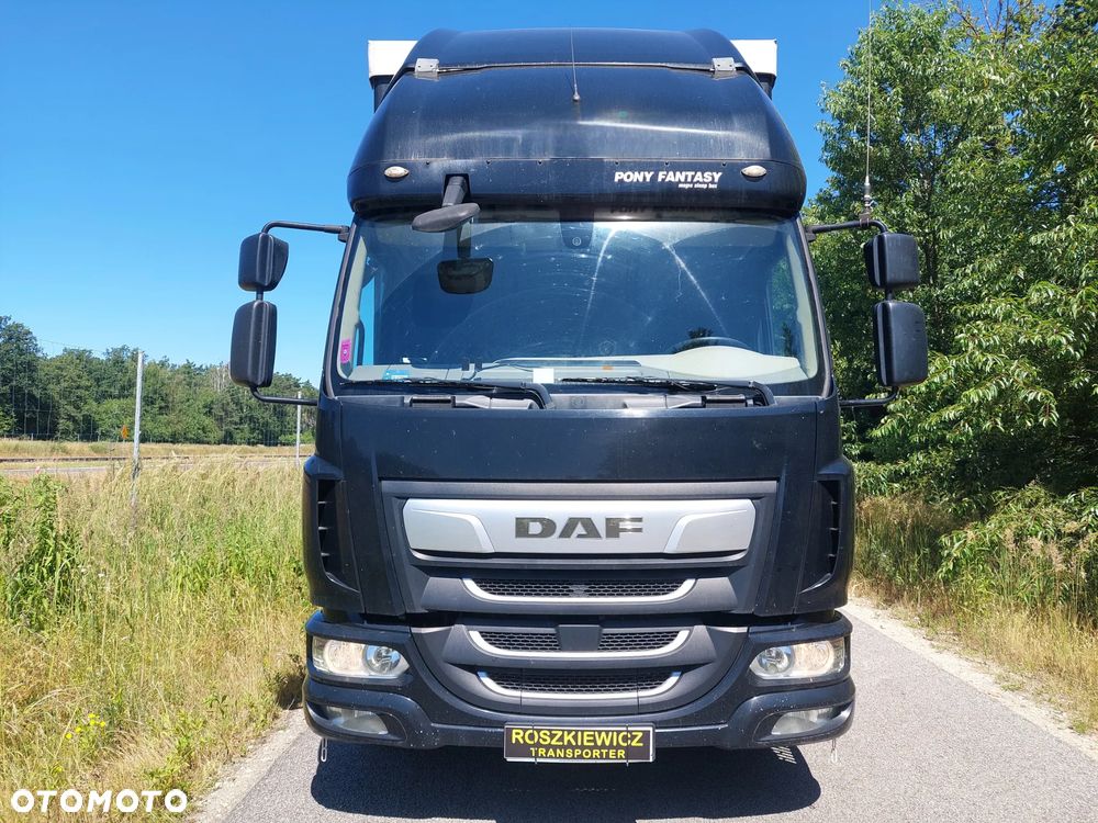 DAF LF 260, WINDA , SALON PL ,Firanka obustronna + klamry, Bezwypadkowy 12T - 2