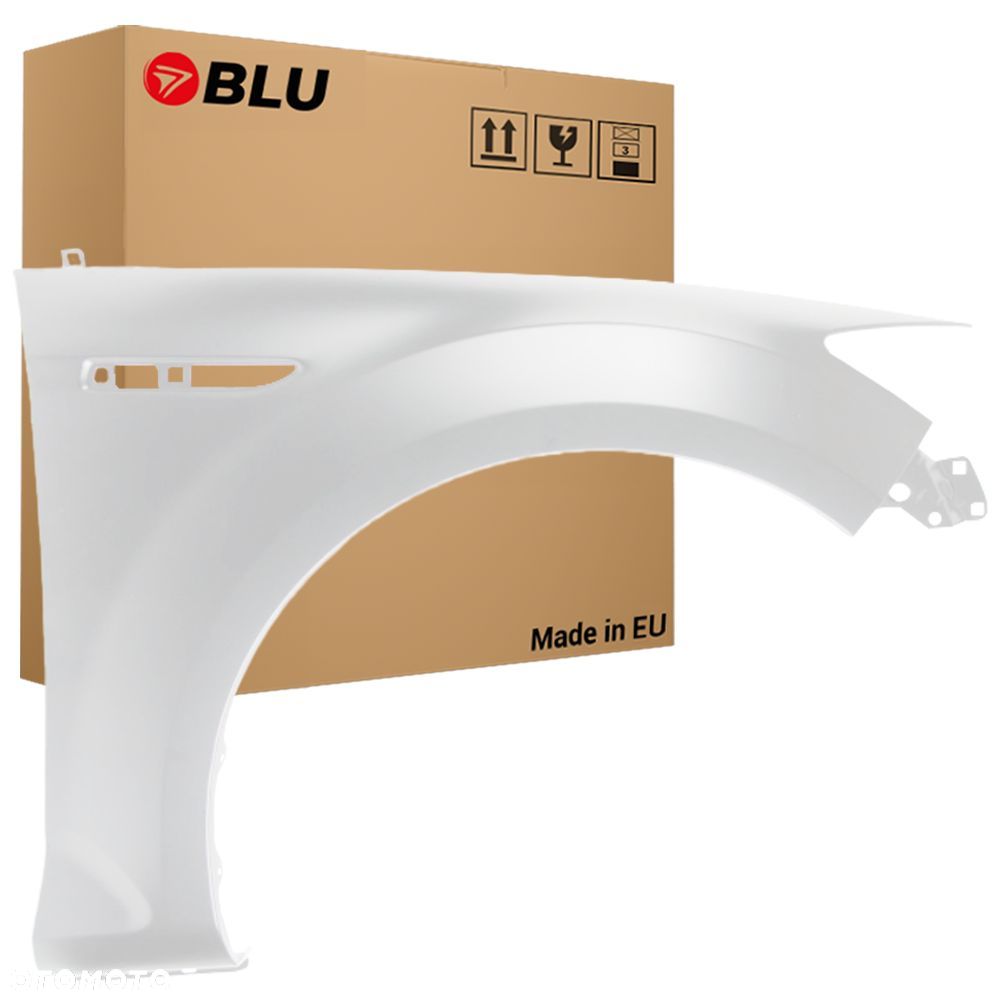 BLU Błotnik Ford Mondeo MK4 IV LIFT 7VTA prawy biały 2010-2015 przód FrozenWhite - 1
