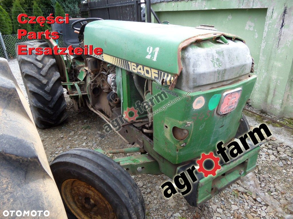 John Deere 1640 części, skrzynia biegów, silnik - 3