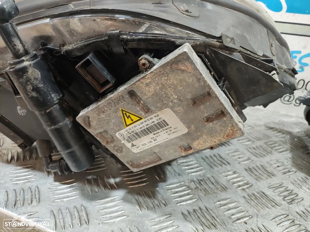 - Conjunto Oticas / Farois Xenon Mercedes W204 Class C - A2048203285 | 130732915602 - Esquerda | Direita | Original | Originais - 6