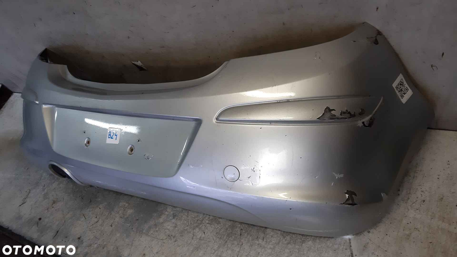 ^ ZDERZAK TYŁ TYLNY OPEL CORSA D Z157 SREBRNY 3D 3 DRZWI - 3