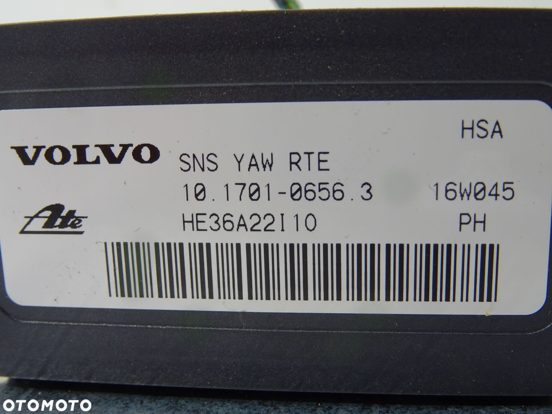 CZUJNIK ESP - 173.00 PLN - VOLVO V70 III (135) 2007 - 2016 T5 180 kW [245 KM] benzyna 2013 - 2016 - 3