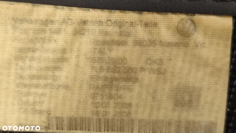 VW TOUAREG 7L 03-09R WYCIERACZKI DYWANIKI WELUROWE CZARNE KOMPLET PRZOD TYL 7L6862477 ORYGINAL - 6