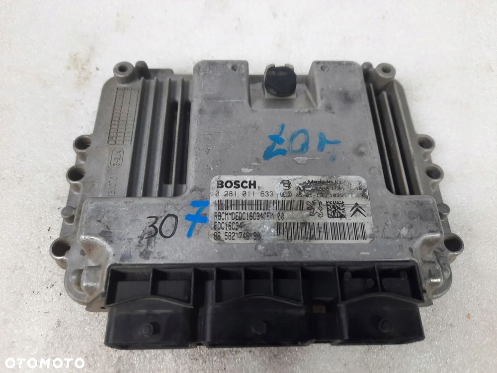 KOMPUTER SILNIKA PEUGEOT 407 1.6 HDI 9658274680 - 1