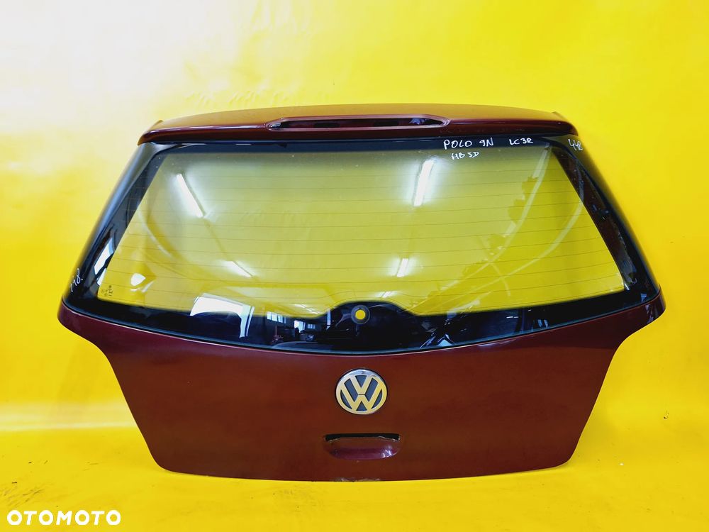 KLAPA TYŁ TYLNA POKRYWA BAGAŻNIKA VW POLO IV 9N HB 5D 01-05 LAK: LC3R NR448 - 3