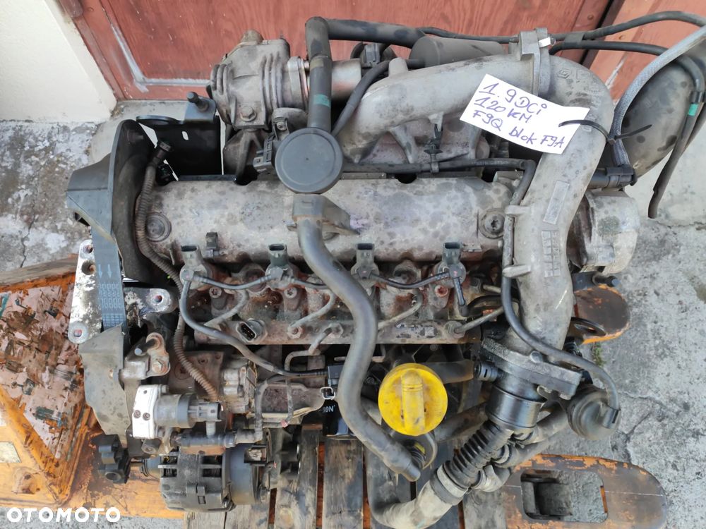 Silnik 1.9 dCI 120KM F9Q blok F9A kompletny do Renault Trafic Laguna II Megane II Espace IV Opel Vivaro Nissan Primastar silnik 1.9 dTI 120KM kompletny z całym osprzętem jak w aucie, FILM z pracą - 2