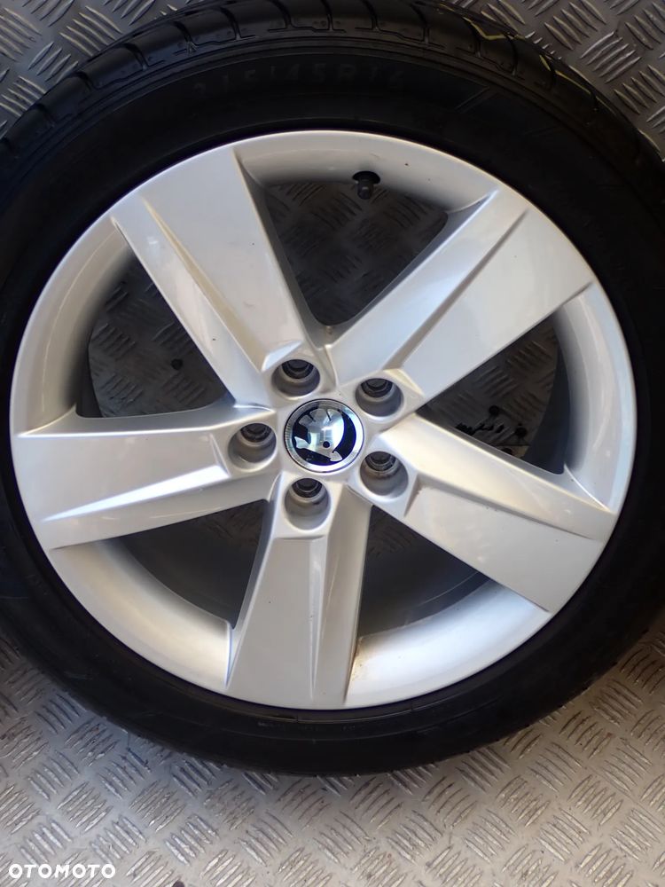FELGI ALUMINIOWE SKODA 7JX16 ET 46 5X100 6V0601025 - 5