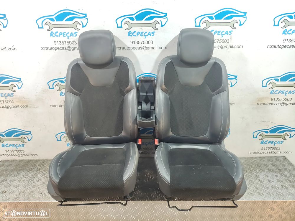 Conjunto Bancos Originais Frontais Frente Renault Clio IV 4 Pele Tecido - 6