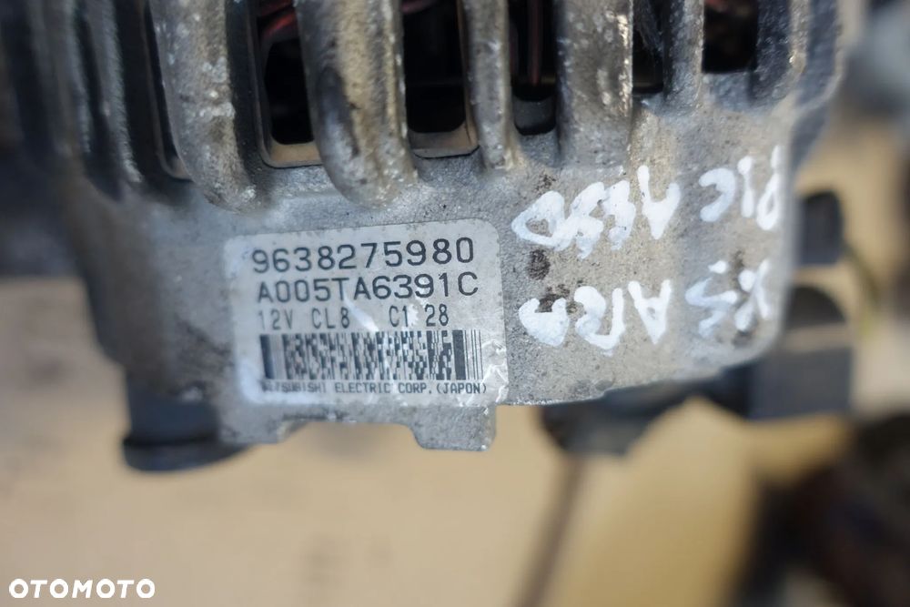 ALTERNATOR PEUGEOT 206 1.4 XSARA 1.8 99-04r. 9638275980 - 2