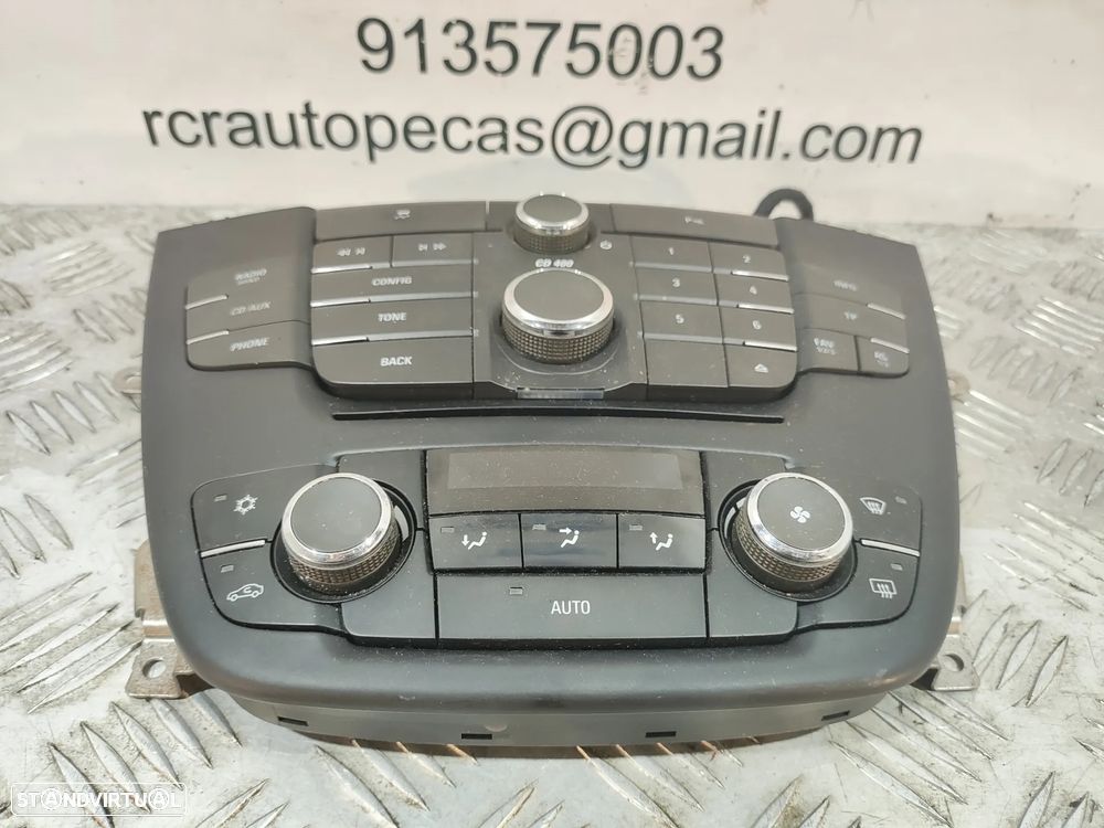 DISPLAY SOFAGEM CHAUFFAGE AR CONDICIONADO AC CLIMATRONIC PAINEL CONTROLO RADIO AUTORADIO OPEL INSIGNIA A G09 GM13321292 GM13273095 - 6
