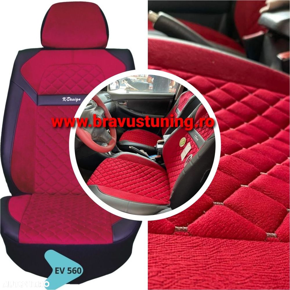 Huse scaun auto LUX Audi, BMW, Skoda, Opel, Ford, kia, Mercedes, Volks - 7