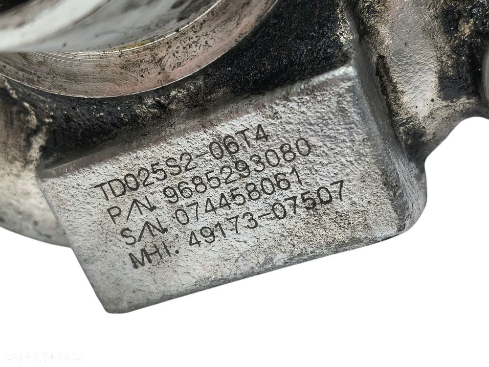 TURBOSPRĘŻARKA Peugeot 308 Partner Citroen C4 1.6 HDI 9685293080 - 8